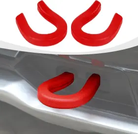 Ra-00001 Razpoy Tow Hook Cover Fit For Chevy Silverado 1500 2007-2024 Front Bumper Red