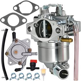 Rebuiman Am109205 Carburetor With Fuel Pump Fit For John Deere Gt242 Lx 172 176 240 17