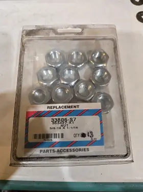 Ht33806-s7 Reliance 33806s7 # / 353427-x1 5/8x1-1/16 Rear Wheel Nuts 13 F