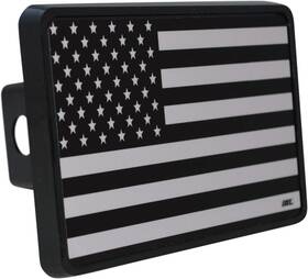 Rogue River Tactical Vv-295 Usa Trailer Hitch Cover Plug Us Patriotic Subdued Black