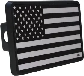Vv-295 Rogue River Tactical Usa Trailer Hitch Cover Plug Us Patriotic Subdued Black
