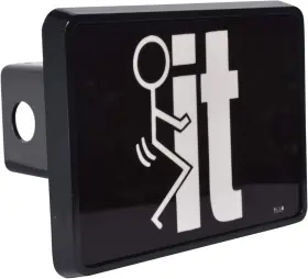 Vv-594 Rogue River Tactical Funny F It Screw Trailer Hitch Cover Plug Gift Black