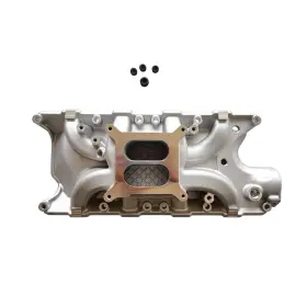 Shu00424 Shlpdfm 1 Set Intake Manifold Natural Aluminum Dual Plane Fits For Sm