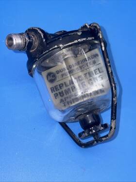 Some Are The Diamond Bar Logo 854392 Vintage Allis Chalmers Dual Diaphragm Fuel Filter Gas Sediment Bowl