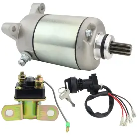 Stabsoli 850047758071 Starter Motor And Solenoid Relay Ignition Switch For Polaris Sportsman 500 96