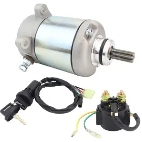 Trx250 Stabsoli 850047758231 Starter Motor And Solenoid Relay Ignition Switch For Honda Recon 250 9