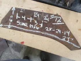 2x-24-14 Star Mfg. Plow Point/share Look To Be New Old Stock #72 2x-24-14 Star Mfg. Plow Point/share Look To Be New Old Stock #72