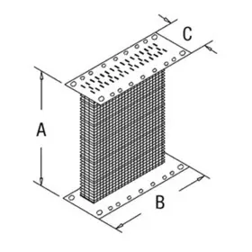 Af643r Stevens Lake Parts Radiator Core Fits John Deere Tractor