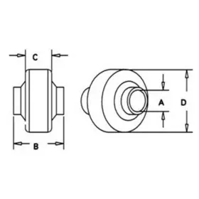 Bs115 Stevens Lake Parts Bs15 Fits Massey Ferguson Weld-on Ball For Lift Arm Cat Iii Various