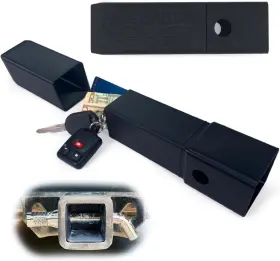 Shh-2 Supgrades Hidey-hitch Hidden Key Storage Inside Trailer Hitch Receiver Full Size