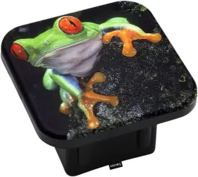 Hitch-sw2-yw128 Swono 2 Inch Trailer Hitch Cover Tree Frog Animal Red X2