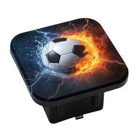 Swono Hitch-sw2-yw188 2 Inch Trailer Hitch Cover Soccer Ball Sport X2