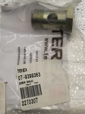 07-9399363 Terex Screw Banjo