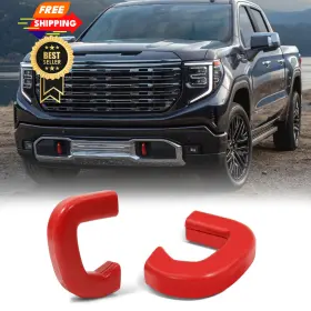 Tehkcw001 Tewgug Tow Hook Covers Compatible With Gmc Sierra 1500 For Red Tehkcw001 Tewgug Tow Hook Covers Compatible With Gmc Sierra 1500 For Red