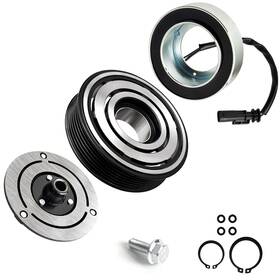 Tinjo Ac-yslhq-72 A/c Compressor Clutch Assembly Kit Plate Pulley Bearing Coil Replacement For