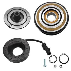 Tinjo Ktysjlhq-a040 A/c Compressor Clutch Assembly Kit Plate Pulley Bearing Coil 97369 Replacemen