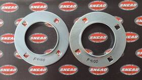 Tisco F4100 100mm 4 Hole Round Flange Pair