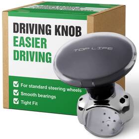 Top Life Tl-257 Steering Wheel Knob - Suicide Spinner For Cars Tractors Mowers Boats Fits