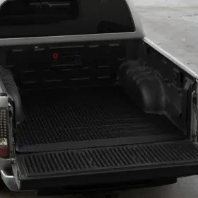 Tbm-colo04-5-rb-gy-601 Topline Autopart Black Rubber Diamond Plate Truck Bed Floor Mat Liner Compatible With 04-12 Ch