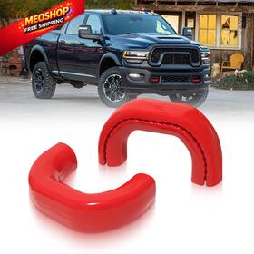Toviiea 717308152231 Tow Hook Covers For Dodge Ram 2500/3500 2019-2026 Thicken Red