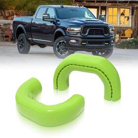 Toviiea 717308152248 Tow Hook Covers For Dodge Ram 2500/3500 2019-2025 Thicken Green