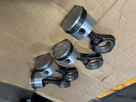 13201-96001 Toyota 2fg20 Set Of 4 Pistons And Connecting Rods For Forklifts Good Used 13201-96001 Toyota 2fg20 Set Of 4 Pistons And Connecting Rods For Forklifts Good Used