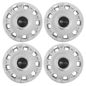 F09061-4 Tqponly Wheel Center Cap Hub Cover Fits Fiat 500 2012-2019 Accessories Front And Re
