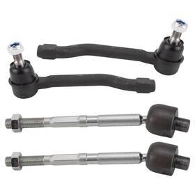 Trq Psa27927 Front Inner And Outer Tie Rod Set Compatible With 2014-2020 Acura Mdx 201