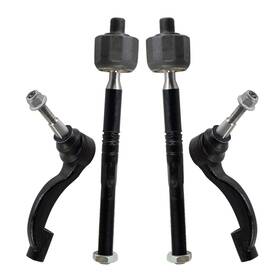 Trq Psa32078 Front Inner And Outer Tie Rod Set Compatible With 2013-2019 Cadillac Ats