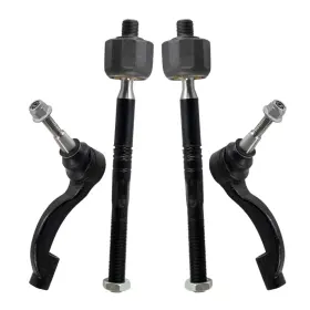 Psa32078 Trq Front Inner And Outer Tie Rod Set Compatible With 2013-2019 Cadillac Ats