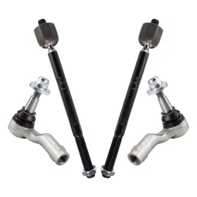 Psa35410 Trq Front Inner And Outer Tie Rod Set 4 Piece Compatible With 2015-2017 Land