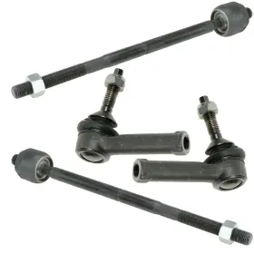 Psa55452 Trq Front Inner And Outer Tie Rod Set Compatible With 2005-2007 Ford Five Hun