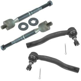 Trq Psa55531 Front Tie Rod Set Compatible With 2001-2003 Toyota Highlander