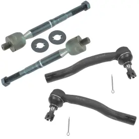 Psa55531 Trq Front Tie Rod Set Compatible With 2001-2003 Toyota Highlander