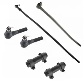 Psa58565 Trq Front Inner And Outer Tie Rod Set 6 Piece Compatible With 1987-1997 Ford