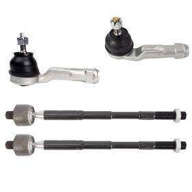 Trq Psa60574 Front Inner And Outer Tie Rod Set Compatible With 2016-2021 Hyundai Elant