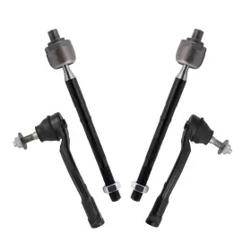 Psa83367 Trq Front Inner And Outer Tie Rod Set 4 Piece Compatible With 2019-2020 Hyund