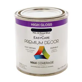 Pdl30-hp True Value Mfg Company Premium Decor Royal Blue Gloss Enamel Paint 1/2-pt