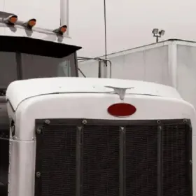 Trux Accessories 848379004713 Peterbilt - 378/379 Short Hood Hoodshield Bug De