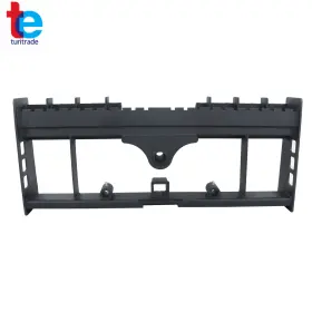 Tr70584 Turitrade 45 Inch Skid Steer Pallet Fork Frame With Receiver Hitch And Spear Sleeves 4000lb