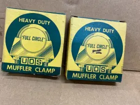 Cl134 Uds 2 - Nos Heavy Duty 1-3/4 Inch Exhaust Muffler Clamps