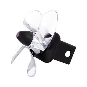 United Pacific 77009 Spinning Propeller Hitch Cover No Lock Pin For Chrome