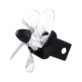 77009 United Pacific Spinning Propeller Hitch Cover No Lock Pin For Chrome