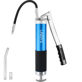 U3003-grease Unoyx 8000 Psi Grease Gun Heavy Duty Lever Action Greese 14oz Aluminum