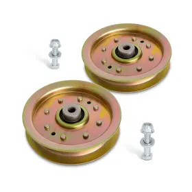 756-04129 Up2win Flat Idler Pulley Compatible With Cub Cad Et Troy-bilt Repl