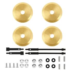 Vgoohobby Xz167 4pack Rc 4mm Brass Wheel Hub Knuckle Counterweight Front Rear Wheel