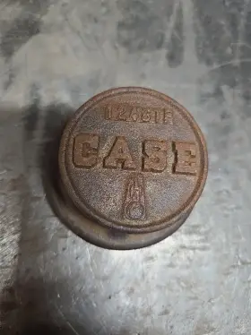 1248te Vintage Case Cast Iron Embossed Cover Cap 2 3/4 Inch