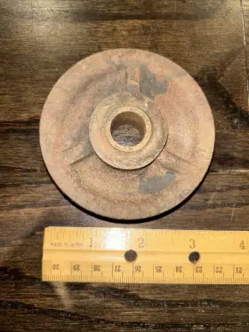 1551da Vintage Tractor Pulley Wheel
