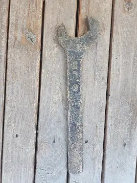4a46 Vintage Large Oro Wrench 2 1/4 Inch Head Opening #