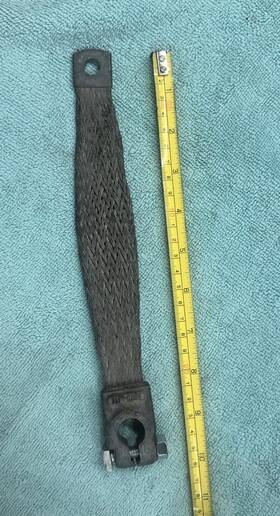 Vintage 6092 Autolite Battery Ground Strap Cable 10 Inch Long 128